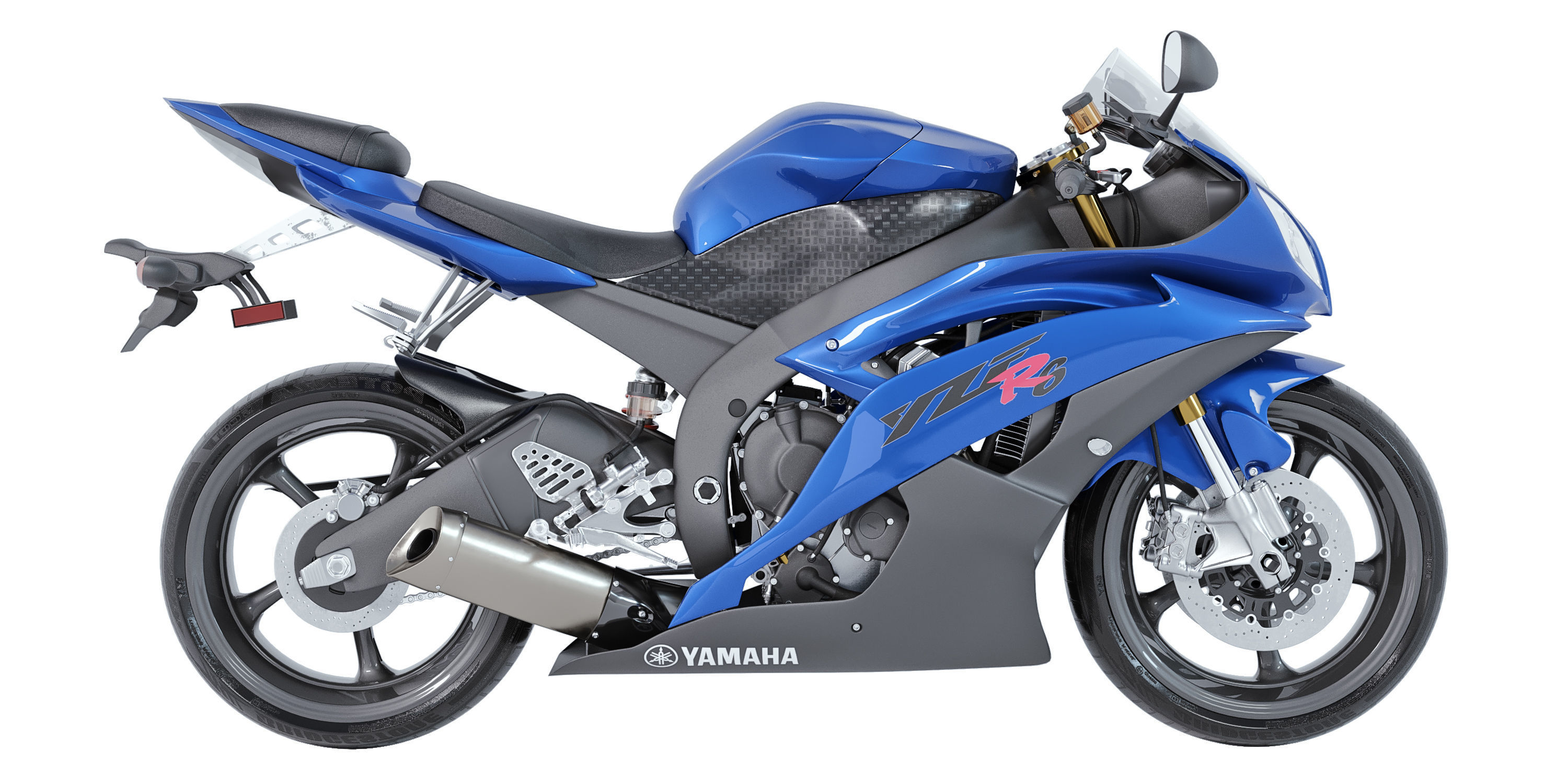 Yamaha YZF-R6 3D model_5