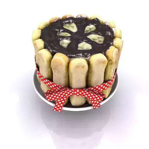 Cake Lady Finger 3D model