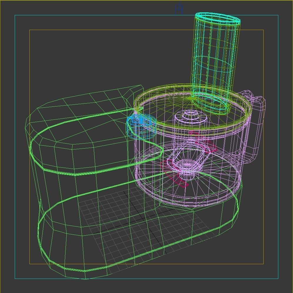 Food Processor 1 3D model_9
