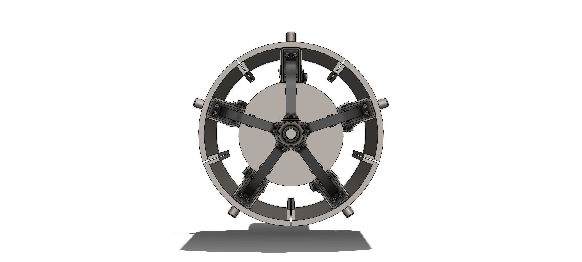 Desbobinadeira Uncoiler Decoiler 3D model_6