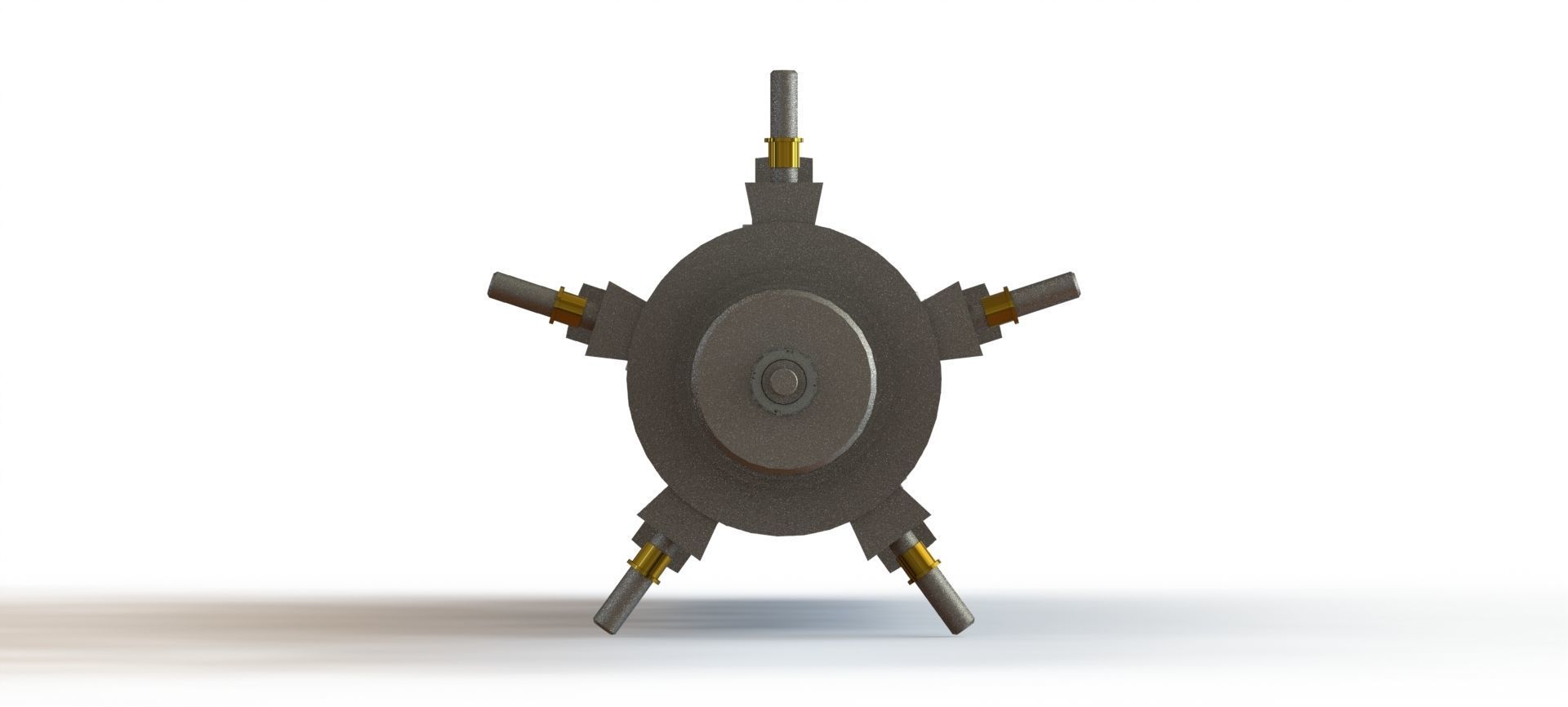 Desbobinadeira Uncoiler Decoiler 3D model_25