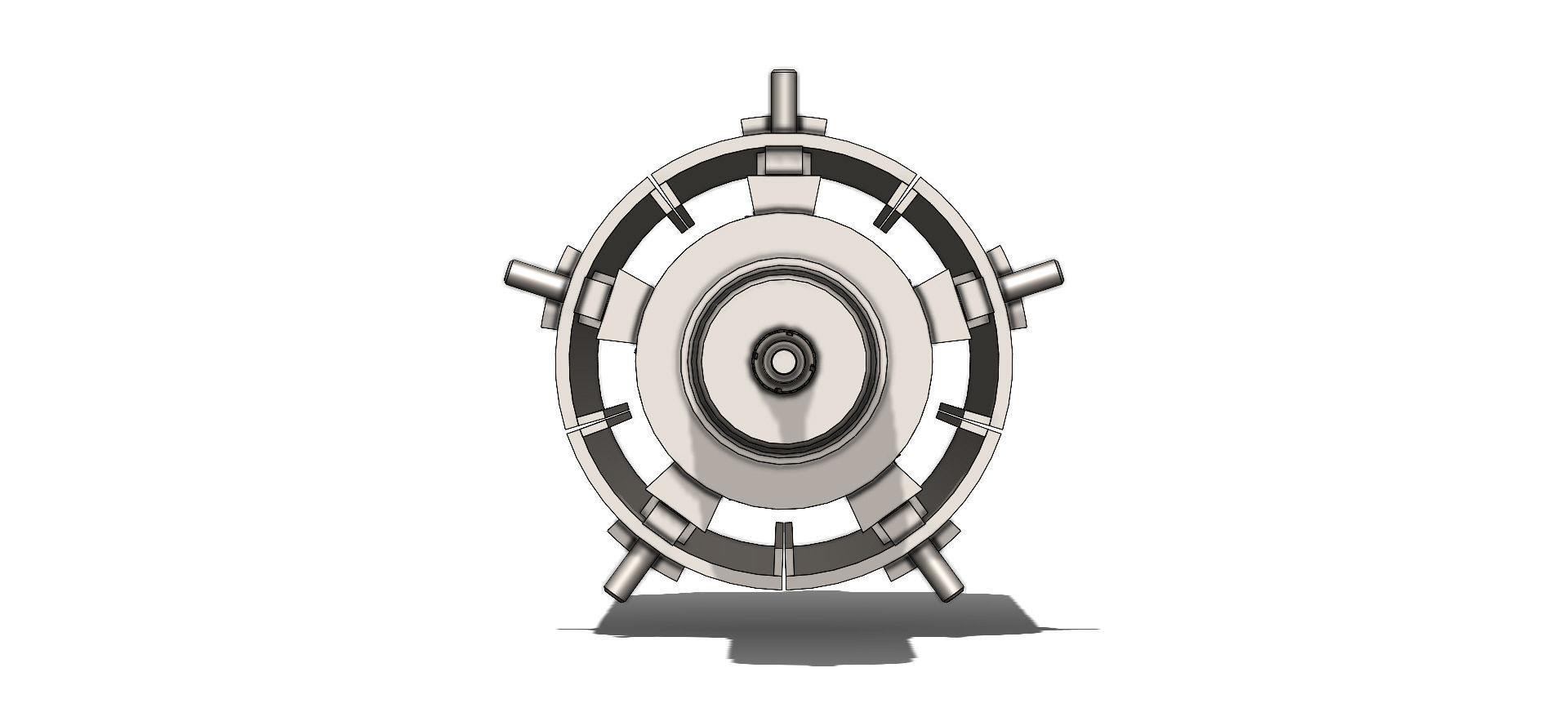 Desbobinadeira Uncoiler Decoiler 3D model_10