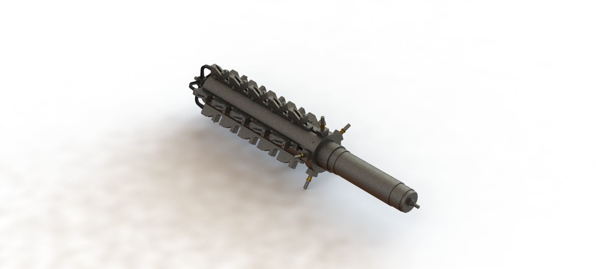 Desbobinadeira Uncoiler Decoiler 3D model_16