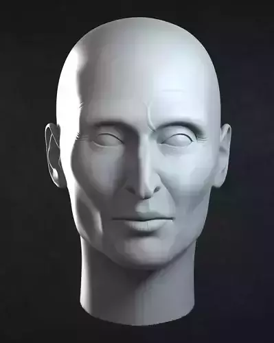 Valak demon nun head model 3D model