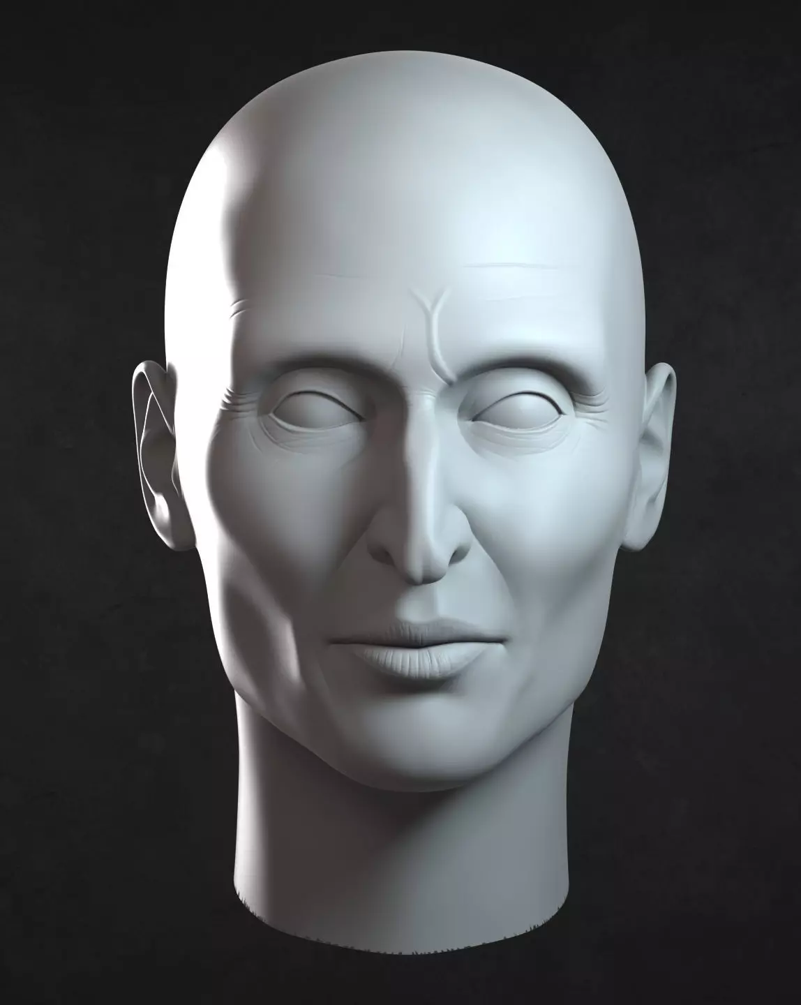 Valak demon nun head model 3D model_0