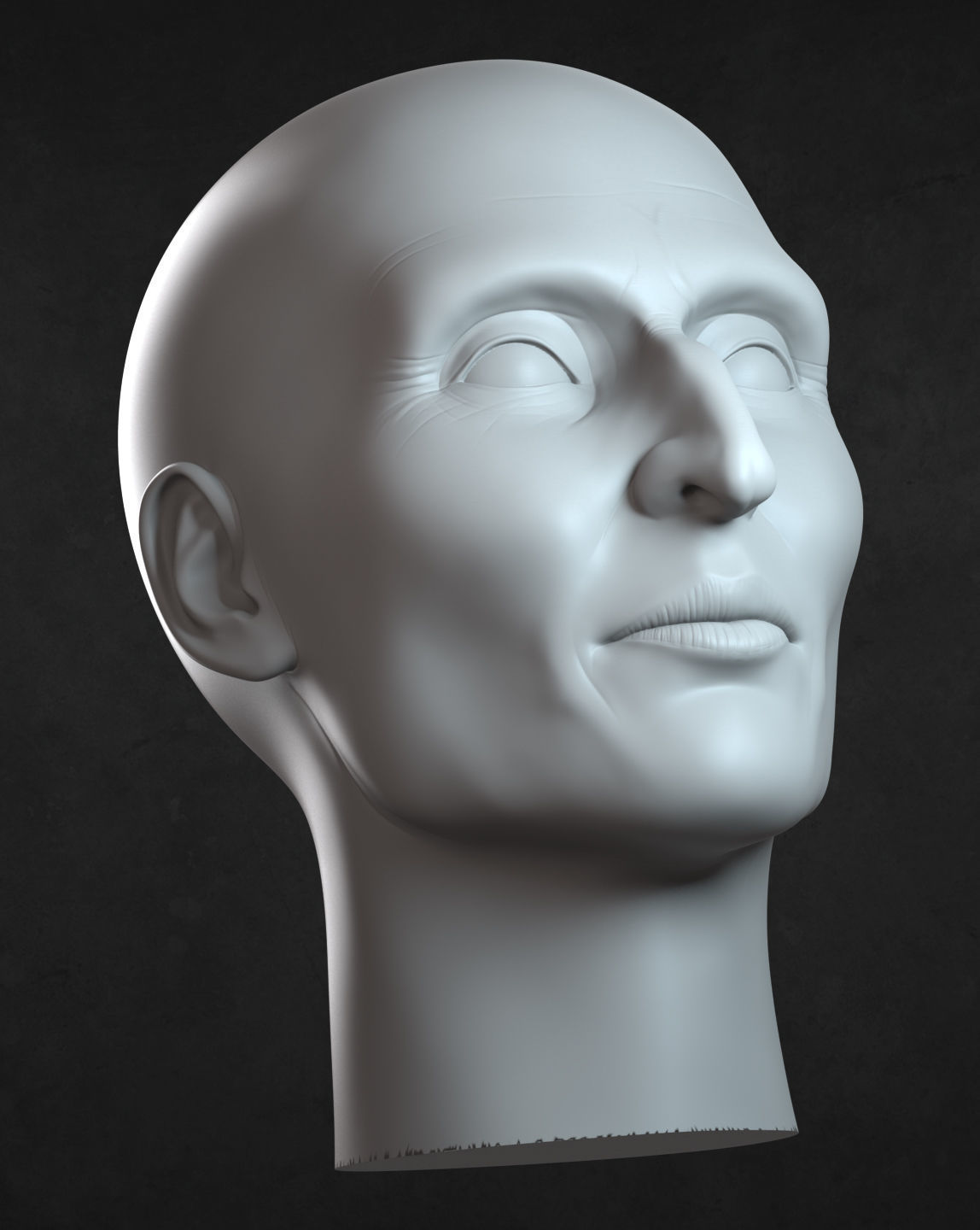 Valak demon nun head model 3D model_3