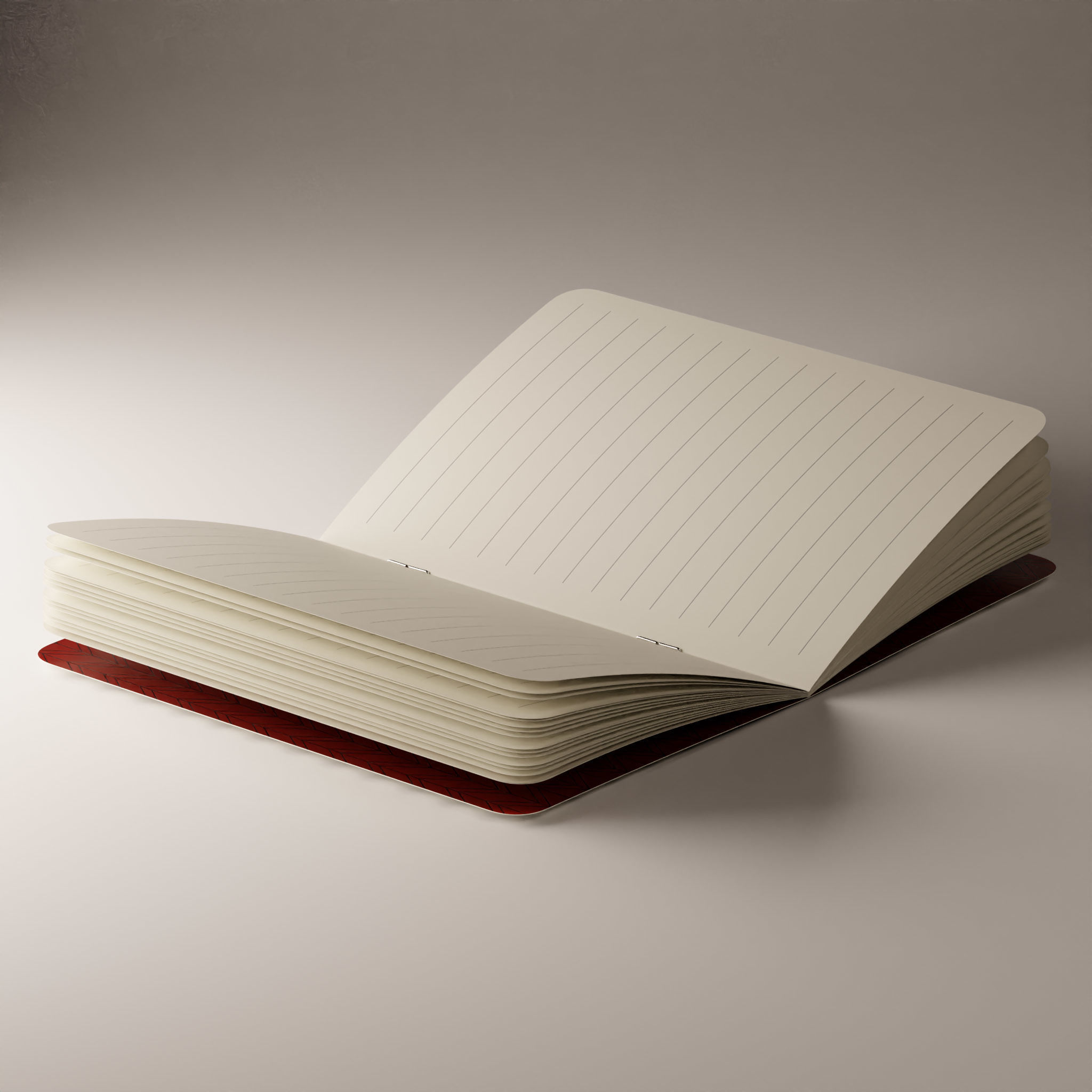 Notepad 3D model_5
