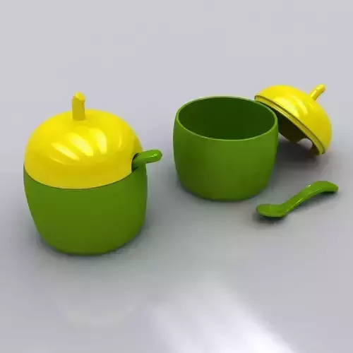 Sugar Bowl 1 3D model