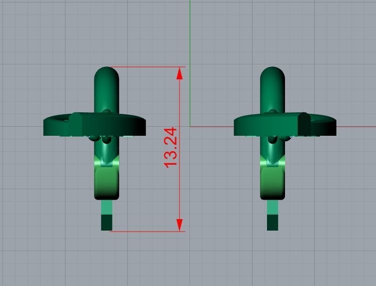 earrings 3D print model_9