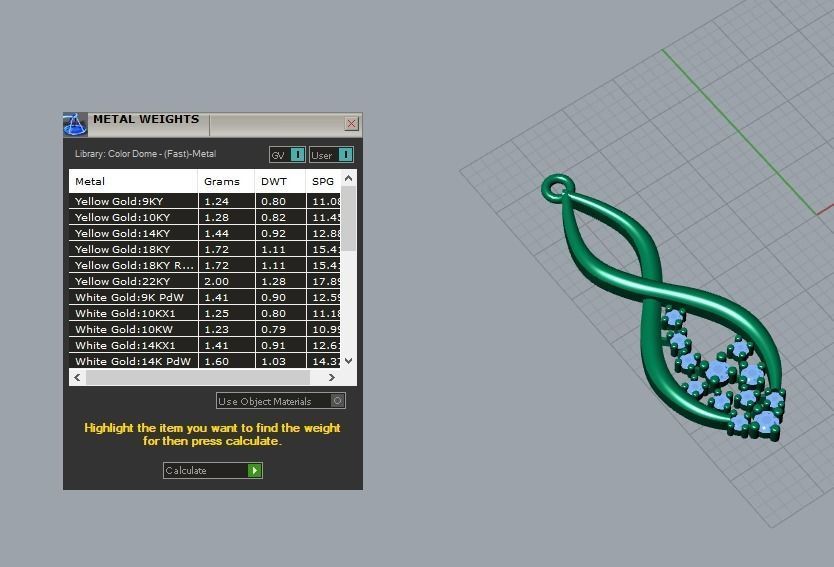 earrings 3D print model_5