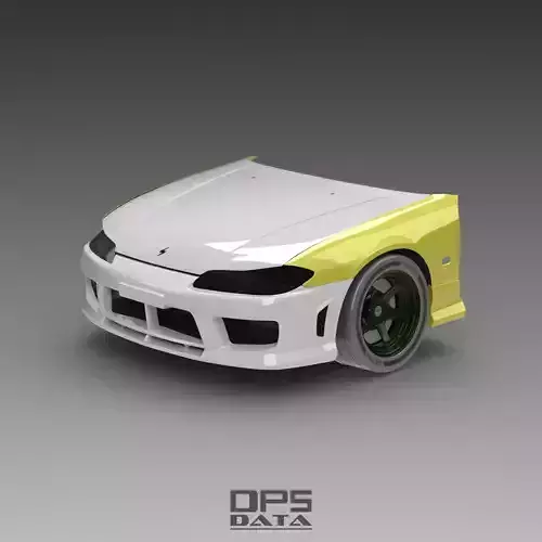 S15 Spec R Front Fender Exterior Surfaces - 3D Laser-Scanned