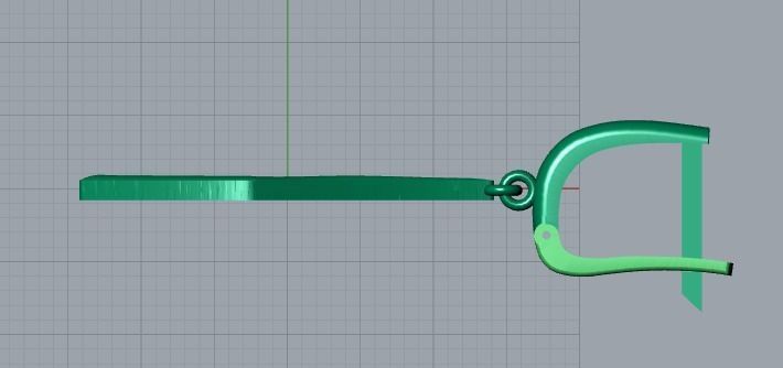 earrings 3D print model_9