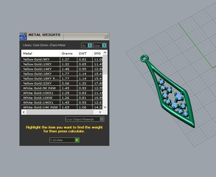 earrings 3D print model_4