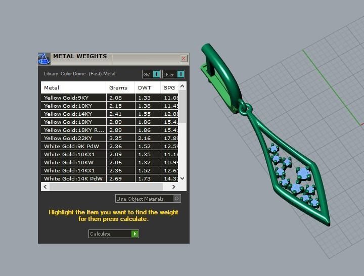 earrings 3D print model_5