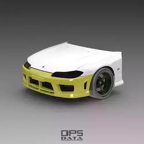 S15 Spec R Front Bumper Exterior Surface - 3D Laser-Scanned