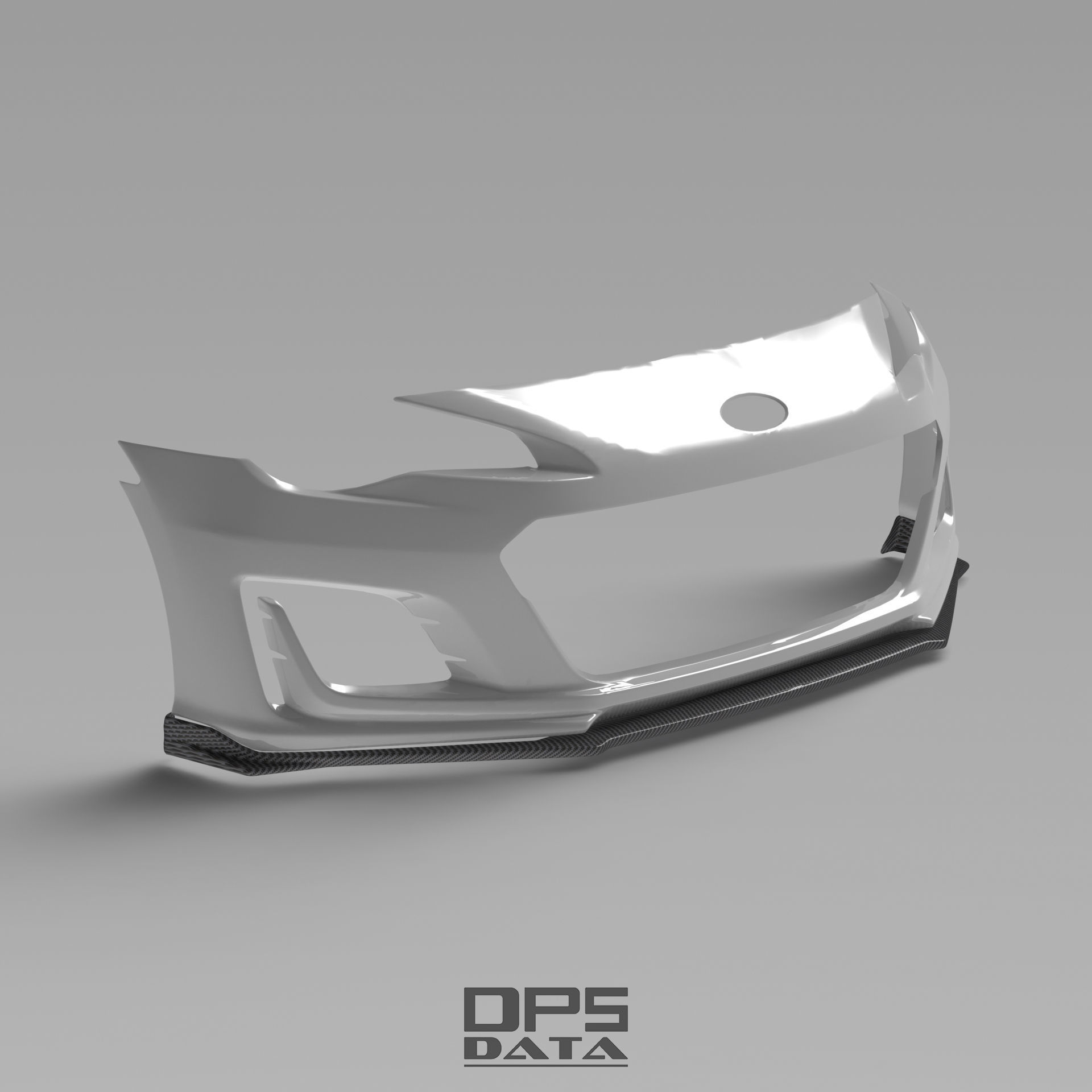 BRZ ZC6 Front Bumper Exterior Surface - 3D Laser-Scanned 3D model_2