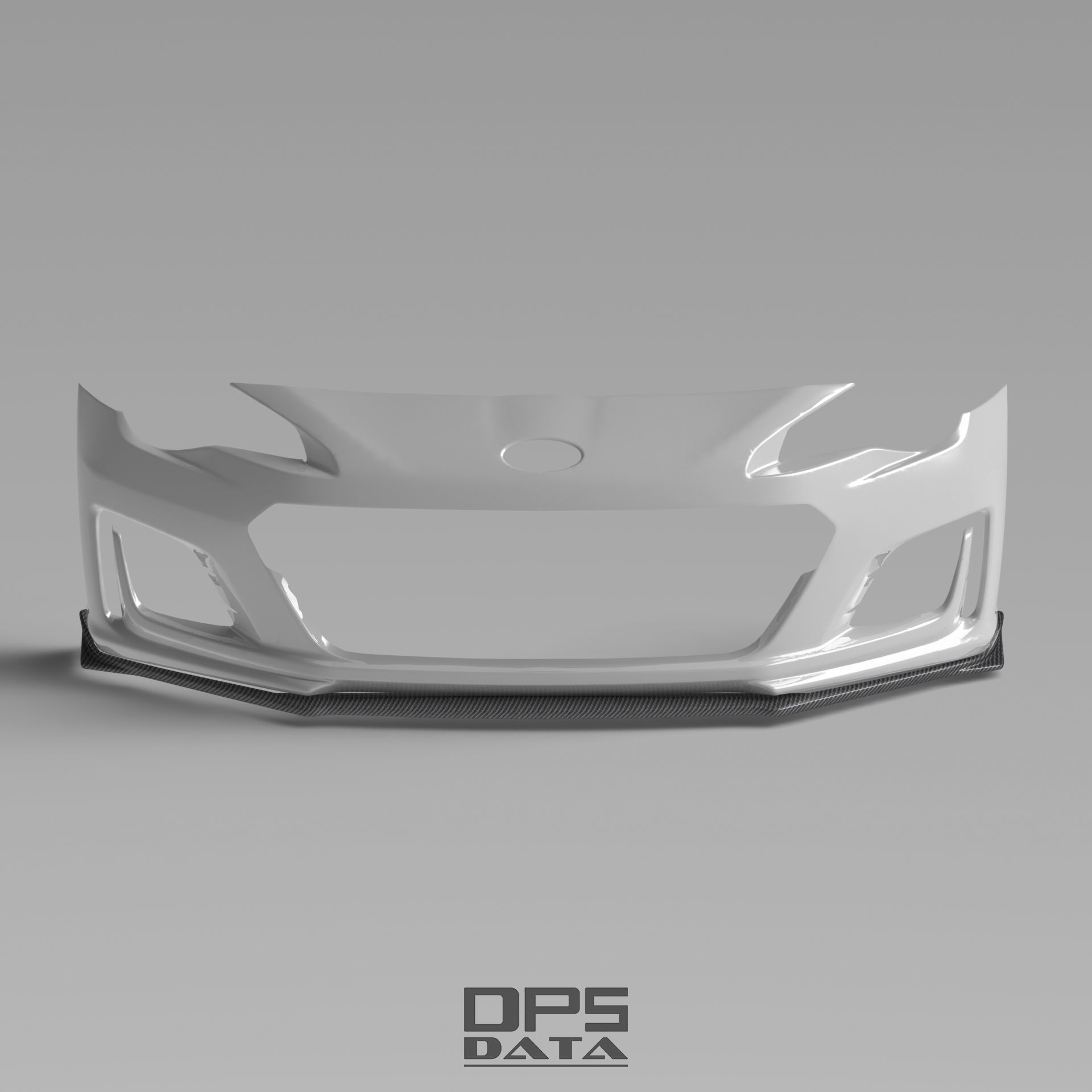 BRZ ZC6 Front Bumper Exterior Surface - 3D Laser-Scanned 3D model_4