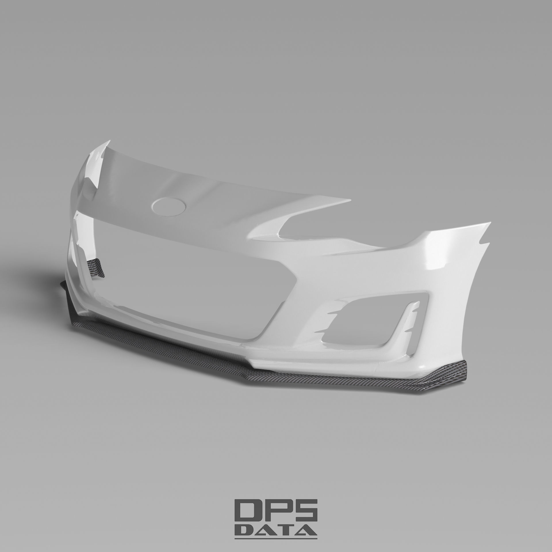 BRZ ZC6 Front Bumper Exterior Surface - 3D Laser-Scanned 3D model_1