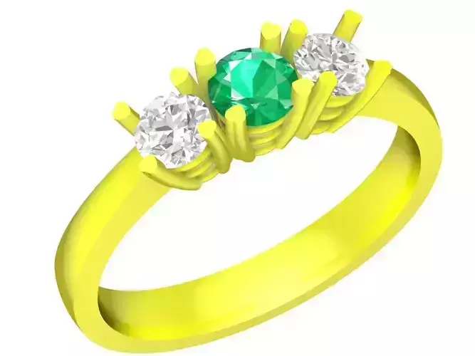 5122 hongkong fashion diamond women ring 
