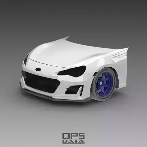 BRZ ZC6 Front Assembly Exterior Surface - 3D Laser-Scanned
