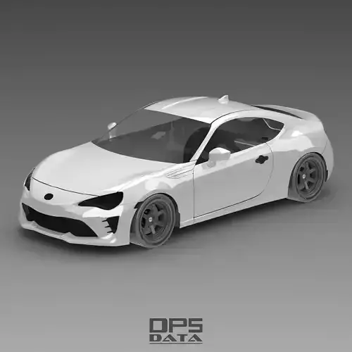 86 ZN6 Full Assembly Exterior Surface - 3D Laser-Scanned