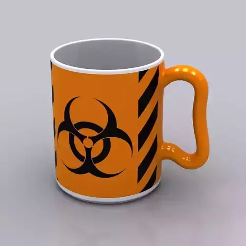 Hazardous Coffee Mug 3D model