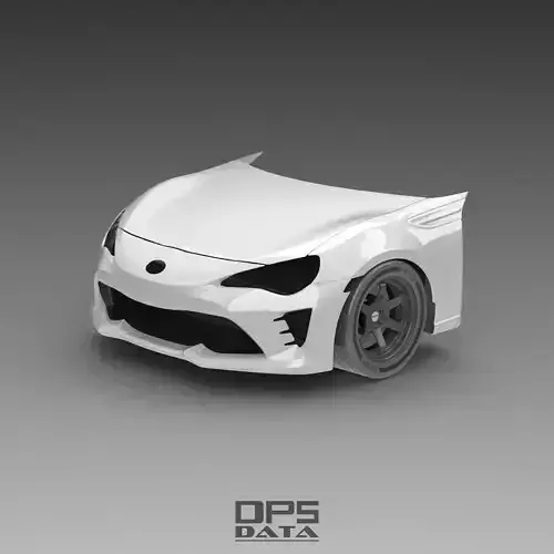 86 ZN6 Front Assembly Exterior Surfaces - 3D Laser-Scanned