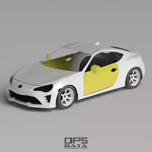 86 ZN6 Doors Exterior Surfaces - 3D Laser-Scanned