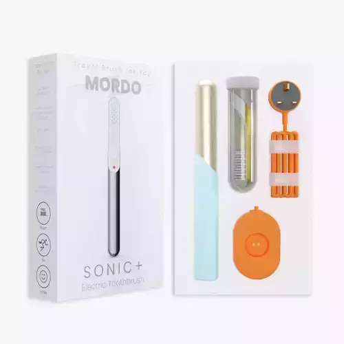 Electric Toothbrush with Package - 3D Model