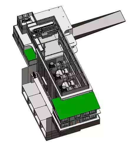 Hydropower plant Kaplan Vertical Axis