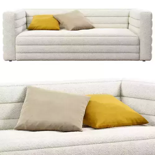 CB2 Strato Boucle Sofa