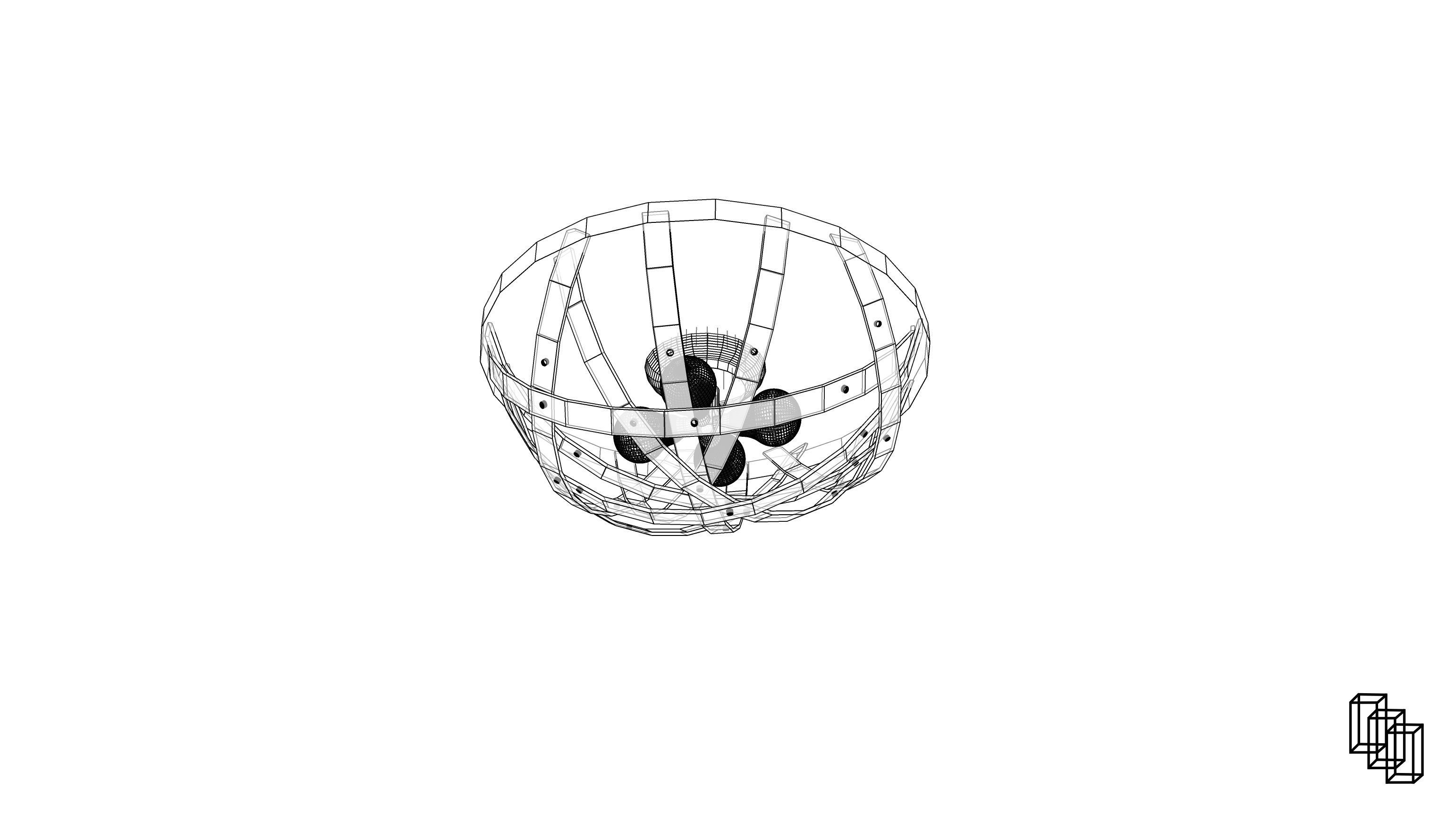 Rustic Lighting Fixture 3D model_7