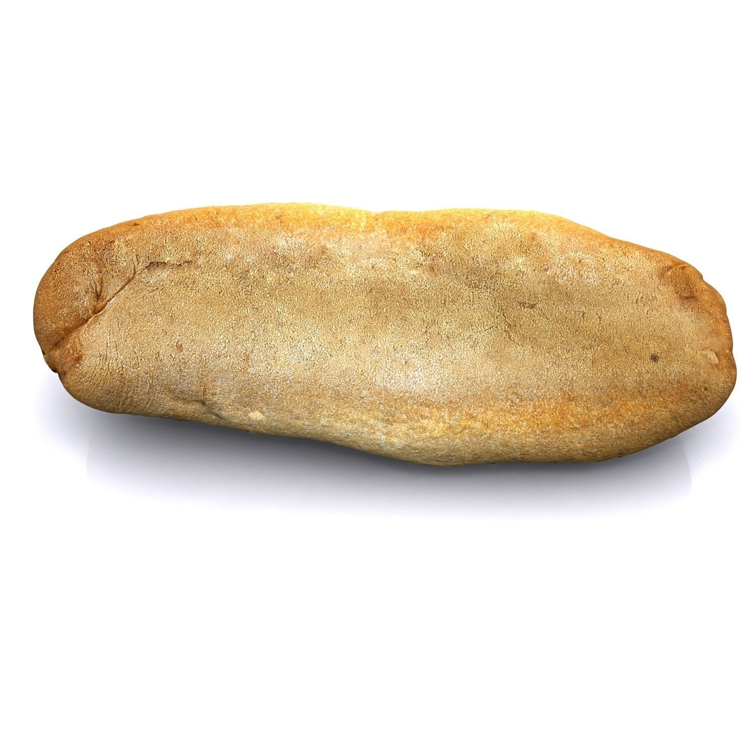 Bread B loaf of 3D model_10