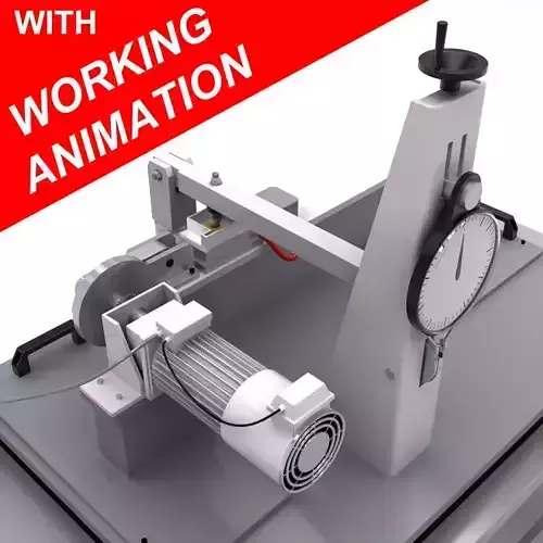 Tribometer table with machine