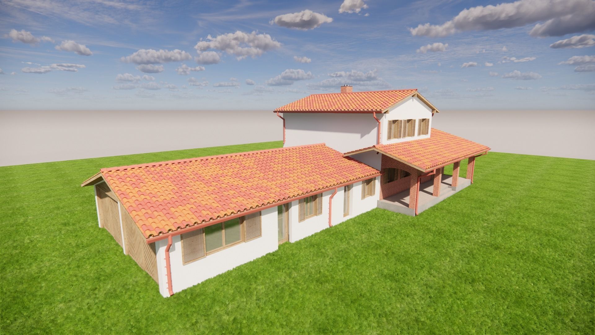 Italian House 3D model_2