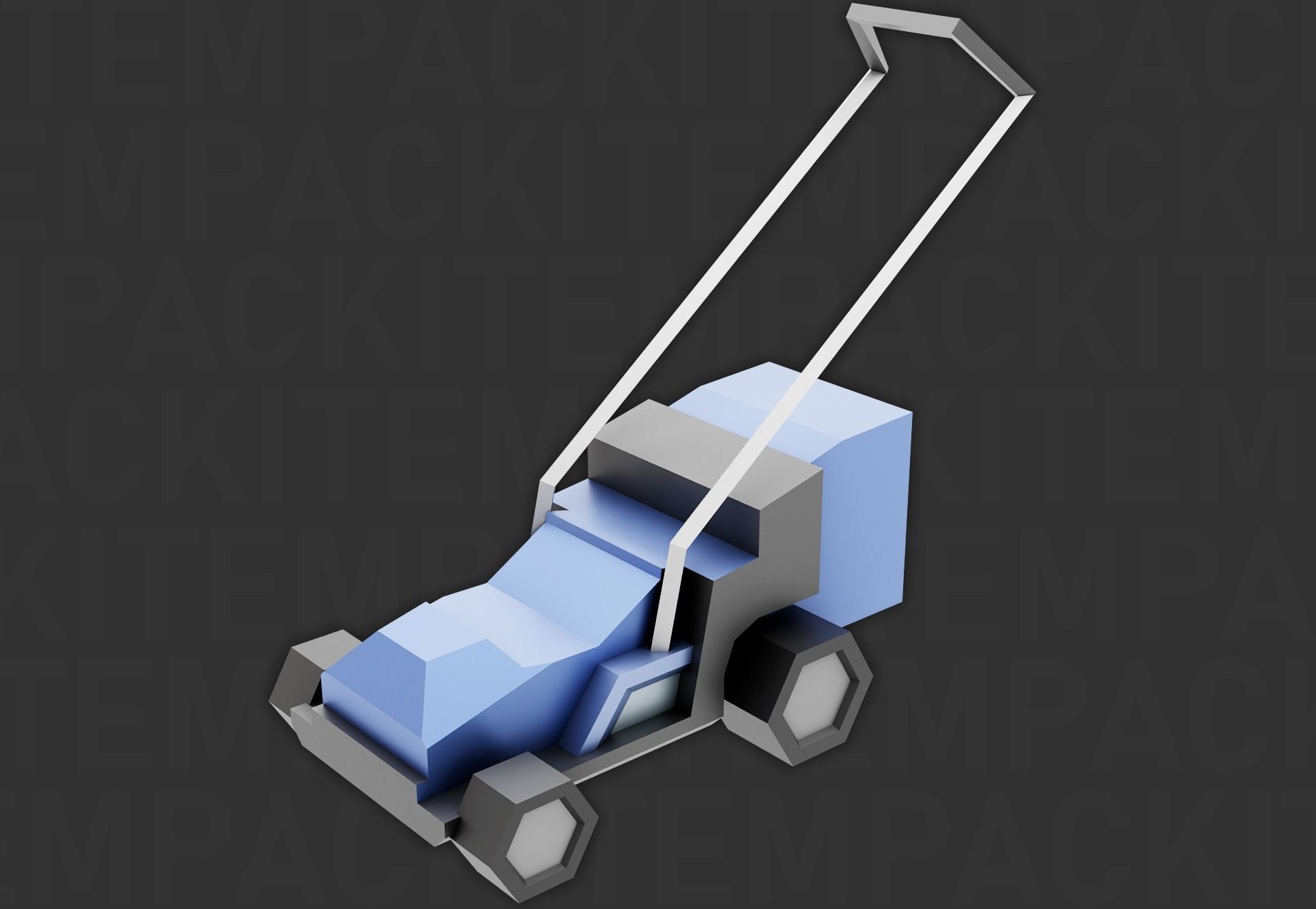 Tools Pack Low Poly Low-poly 3D model_2