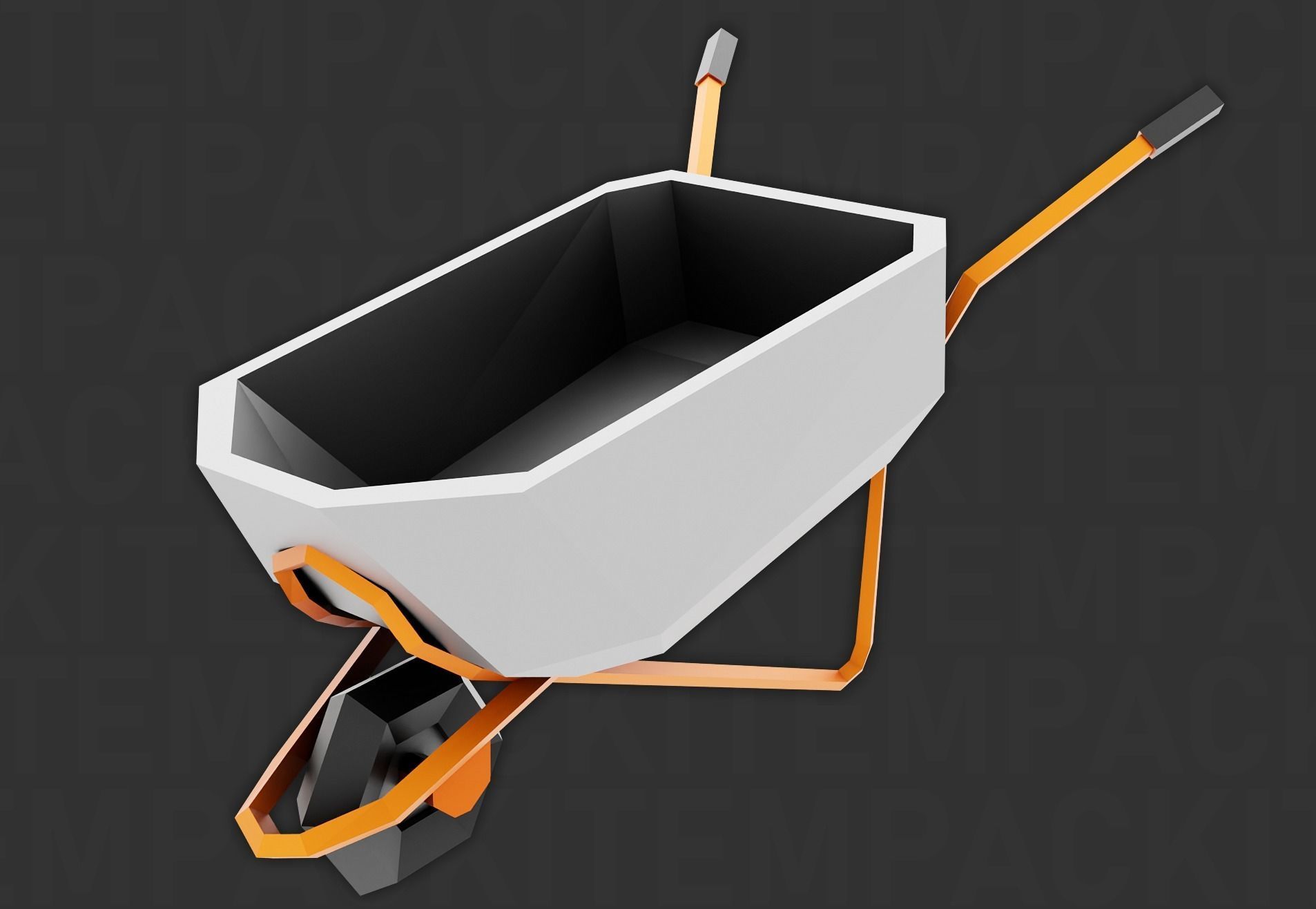 Tools Pack Low Poly Low-poly 3D model_4