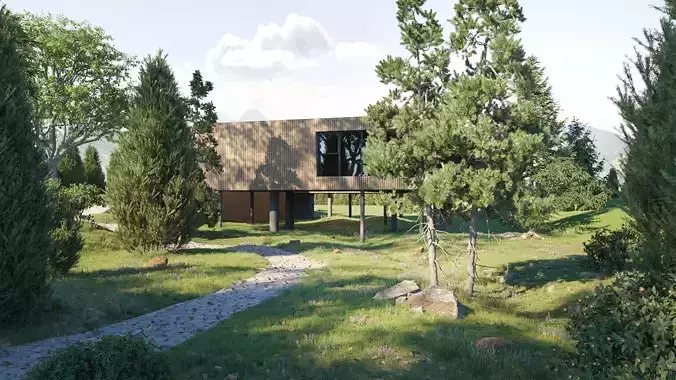 Maxtree Plant Models Vol 120 - Mesh