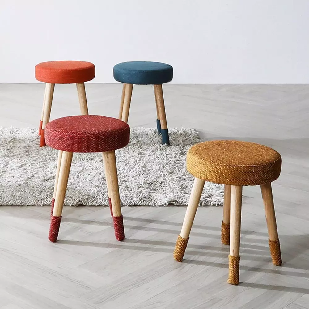 Glow Leg Cover Stool Vanity Chair 3D model_0