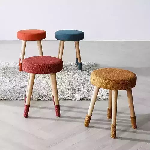 Glow Leg Cover Stool Vanity Chair