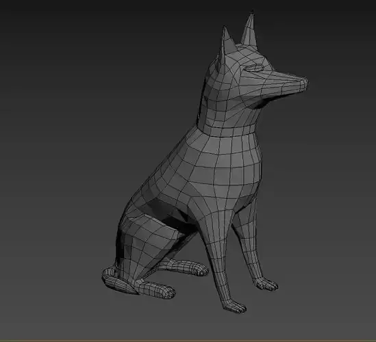 Norwegian Lundehund Dog 3d print model