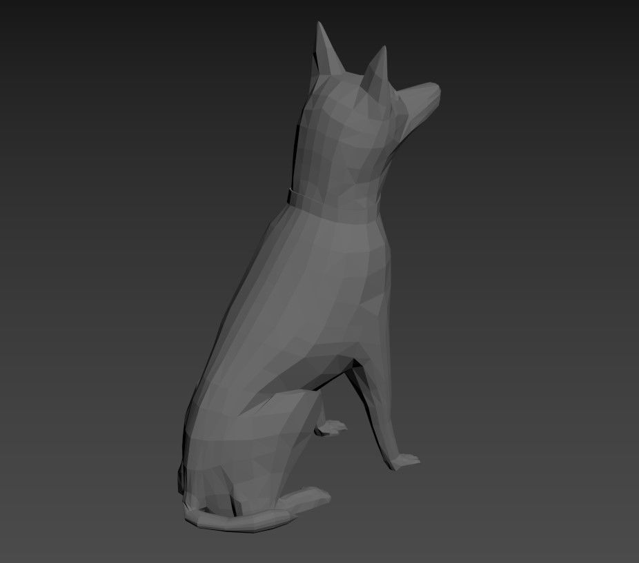 Norwegian Lundehund Dog 3d print model 3D print model_2