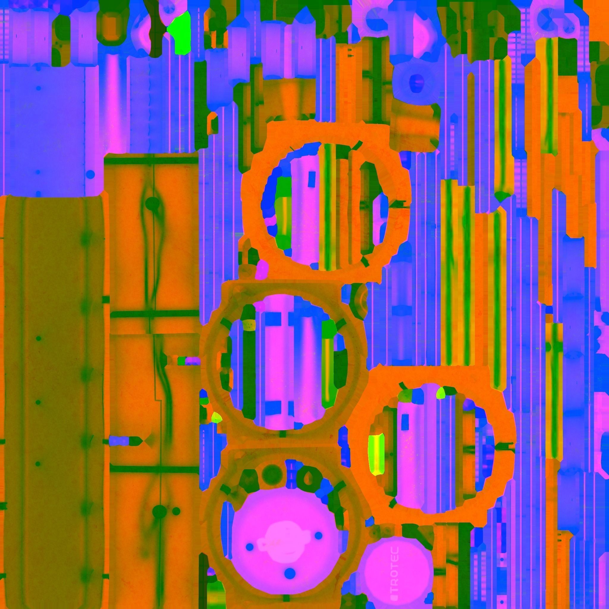 Industrial Fan 3D model_7