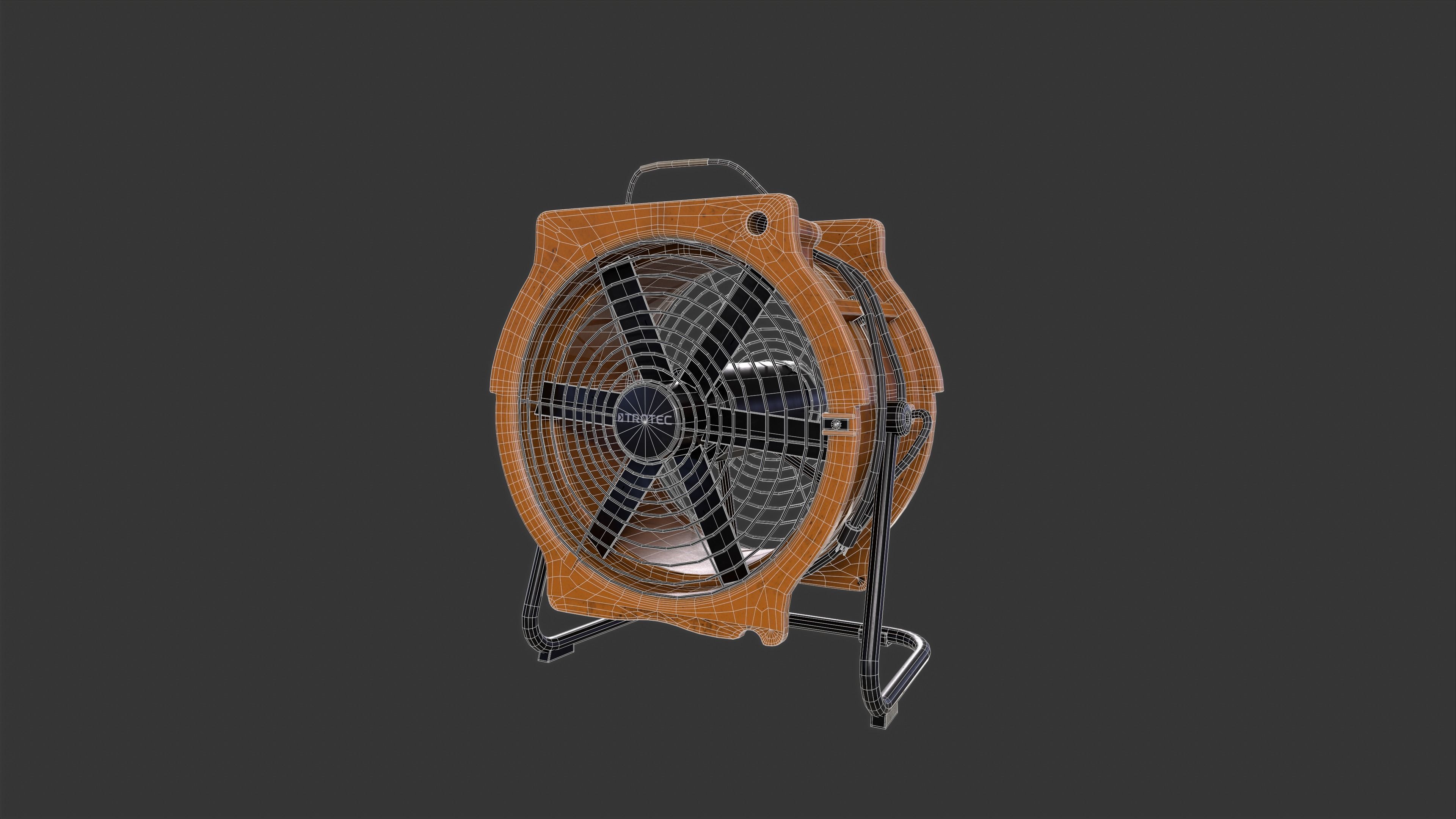 Industrial Fan 3D model_10