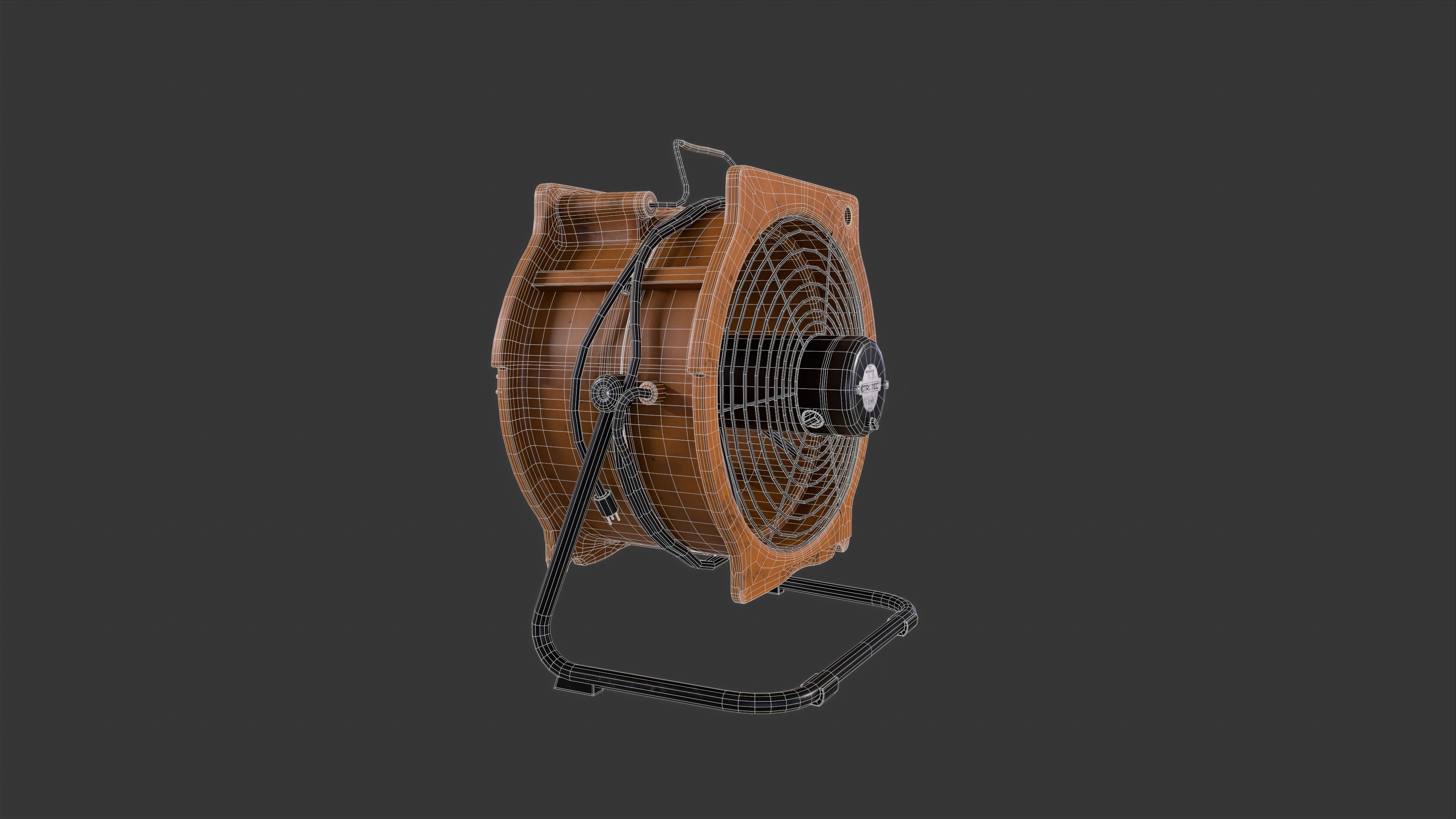 Industrial Fan 3D model_9