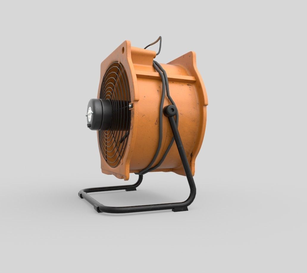 Industrial Fan 3D model_4