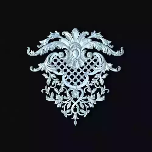 Central decor ornament for furniture