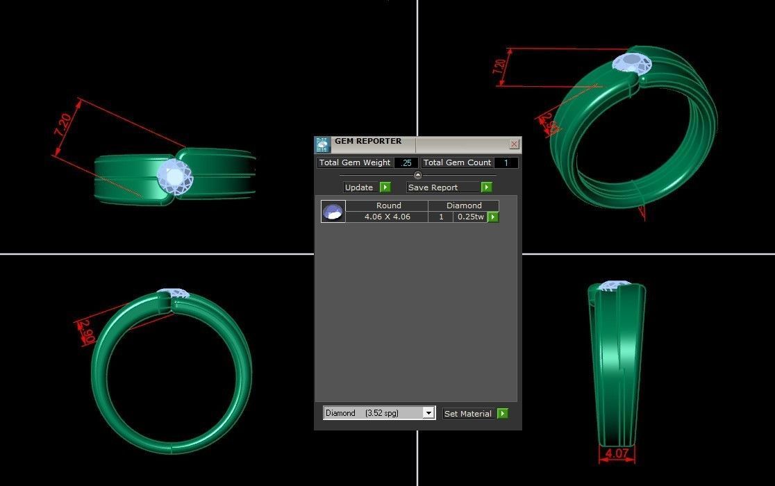 Man Ring Version 1 MR  95 3D print model_6