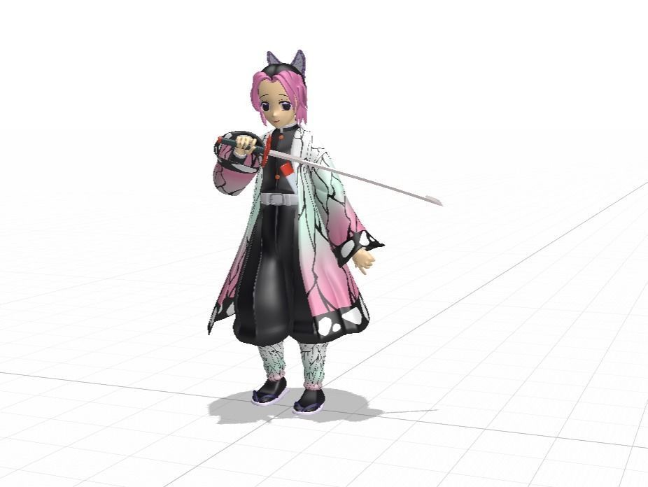 Shinobu Kocho - Demon Slayer 3D model_18