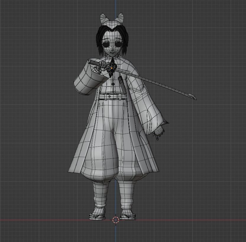 Shinobu Kocho - Demon Slayer 3D model_12